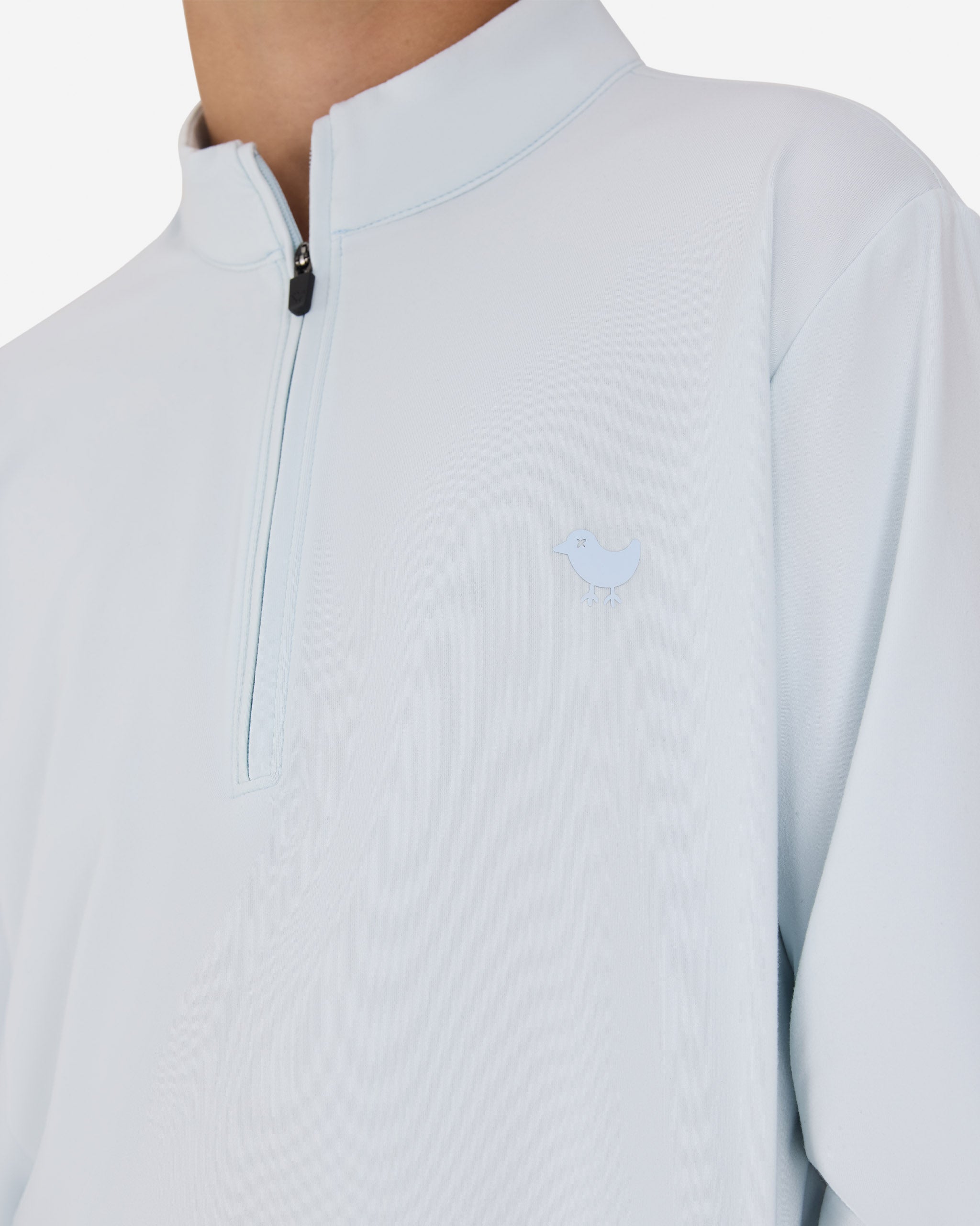 Youth Velocity QZ - Ballad Blue-Youth Quarterzip-Bad Birdie