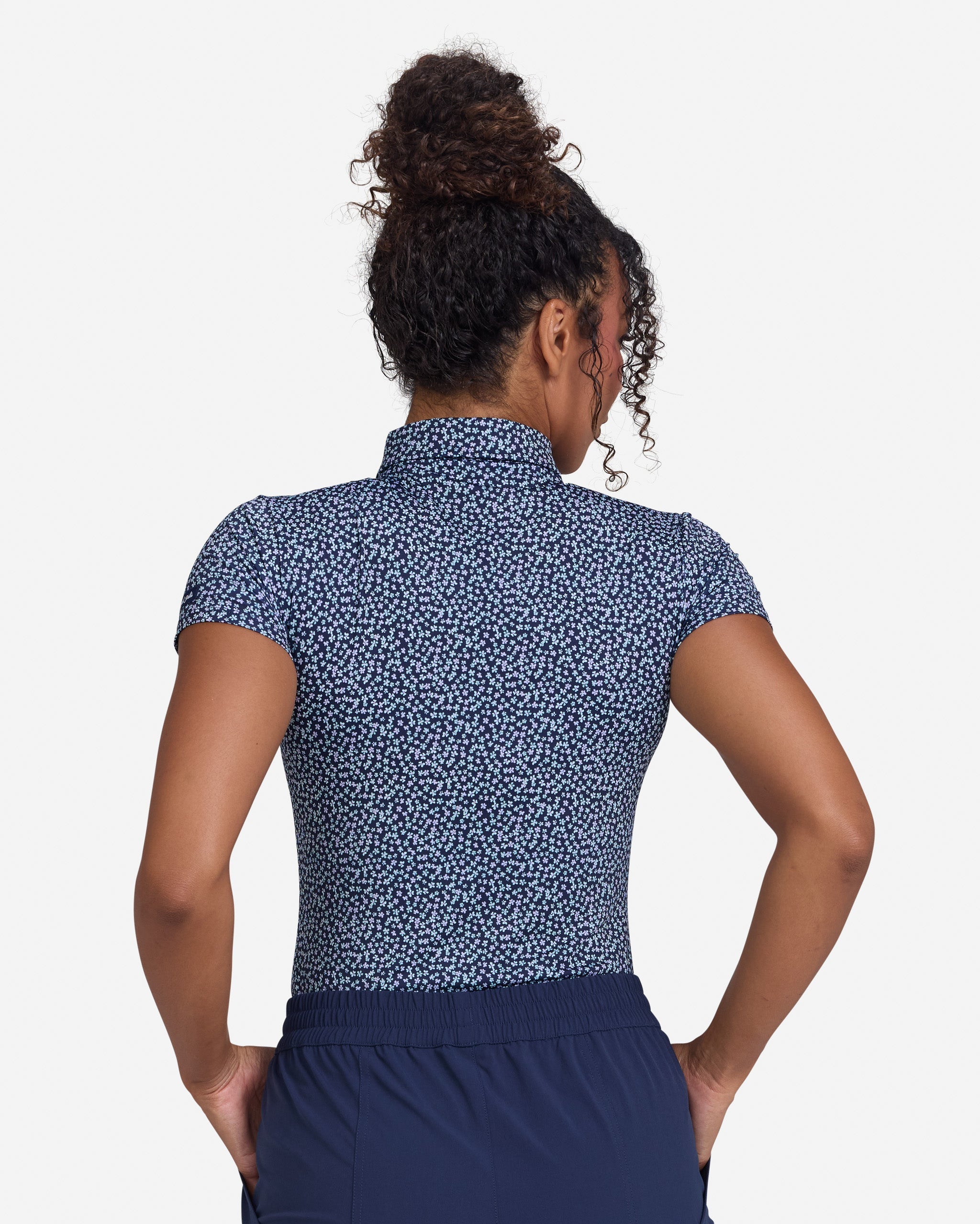 Ditsy Down-Women's Polo-Bad Birdie