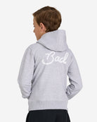 Youth Fairway Fleece Hoodie - Heather Grey-Youth Sweatshirt-Bad Birdie