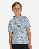 Youth Polo - Pixelated Pars-Youth Polo-Bad Birdie