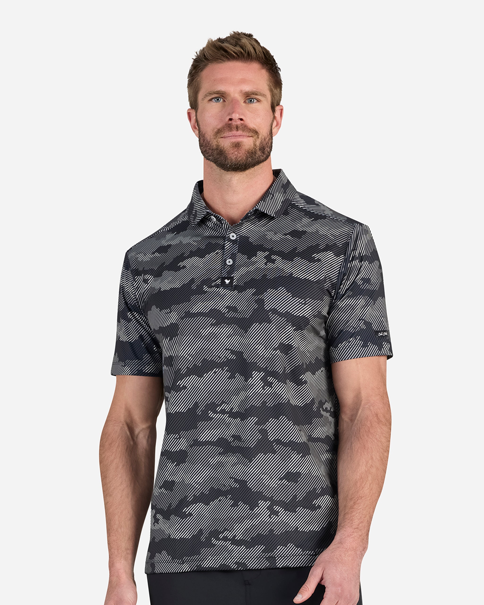 Frostbite - Granite-Men's Polo-Bad Birdie
