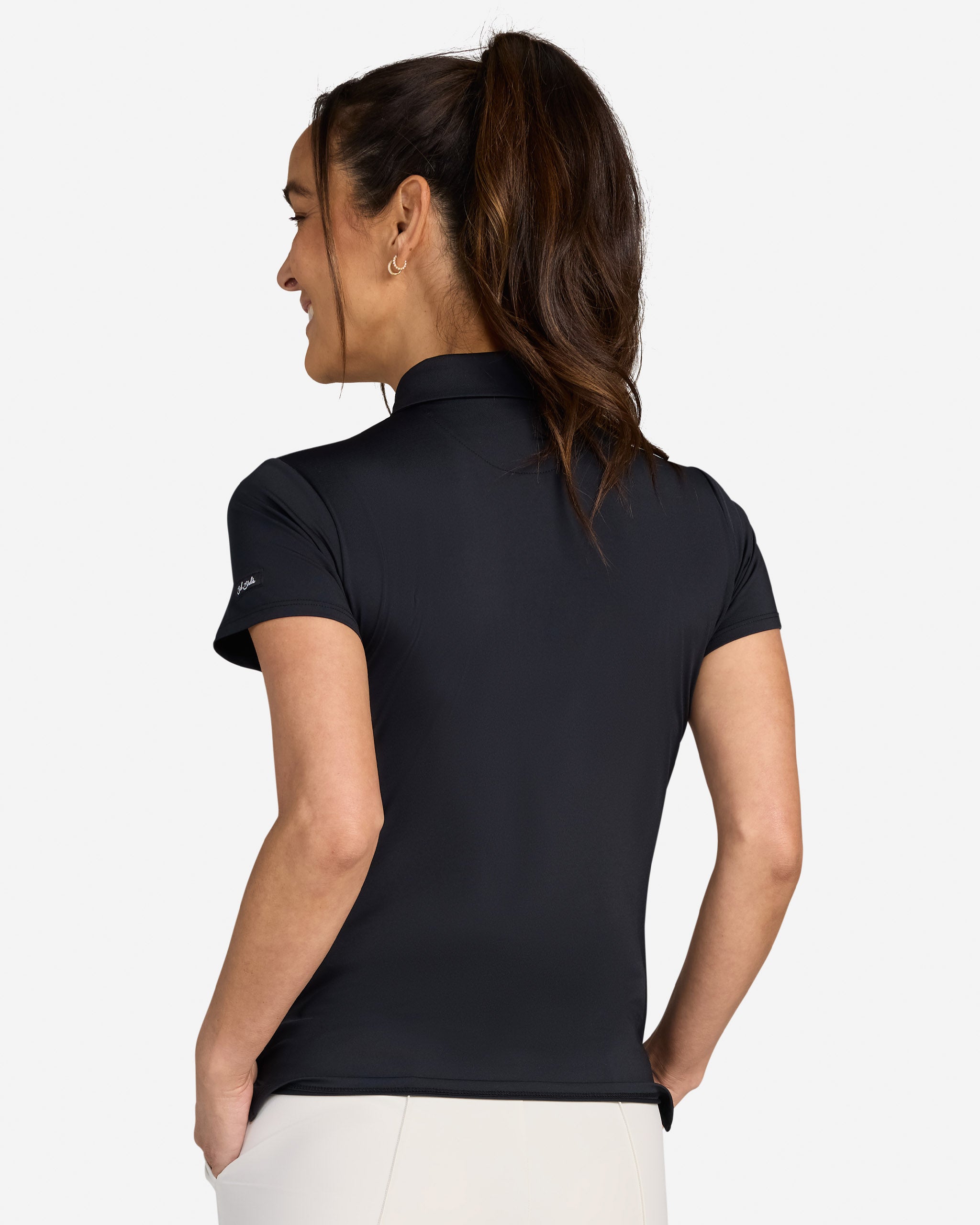 Black-Women's Polo-Bad Birdie