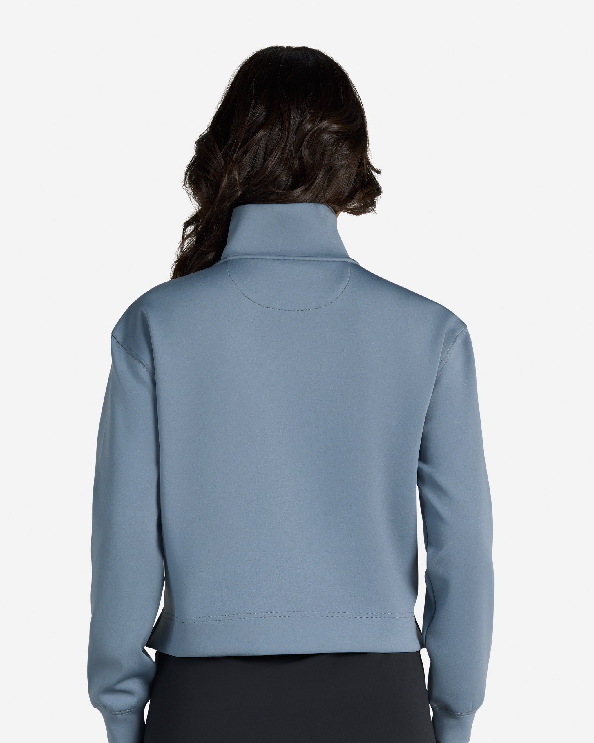 At Ease Quarterzip - Stormy Weather-Women's Quarterzip-Bad Birdie