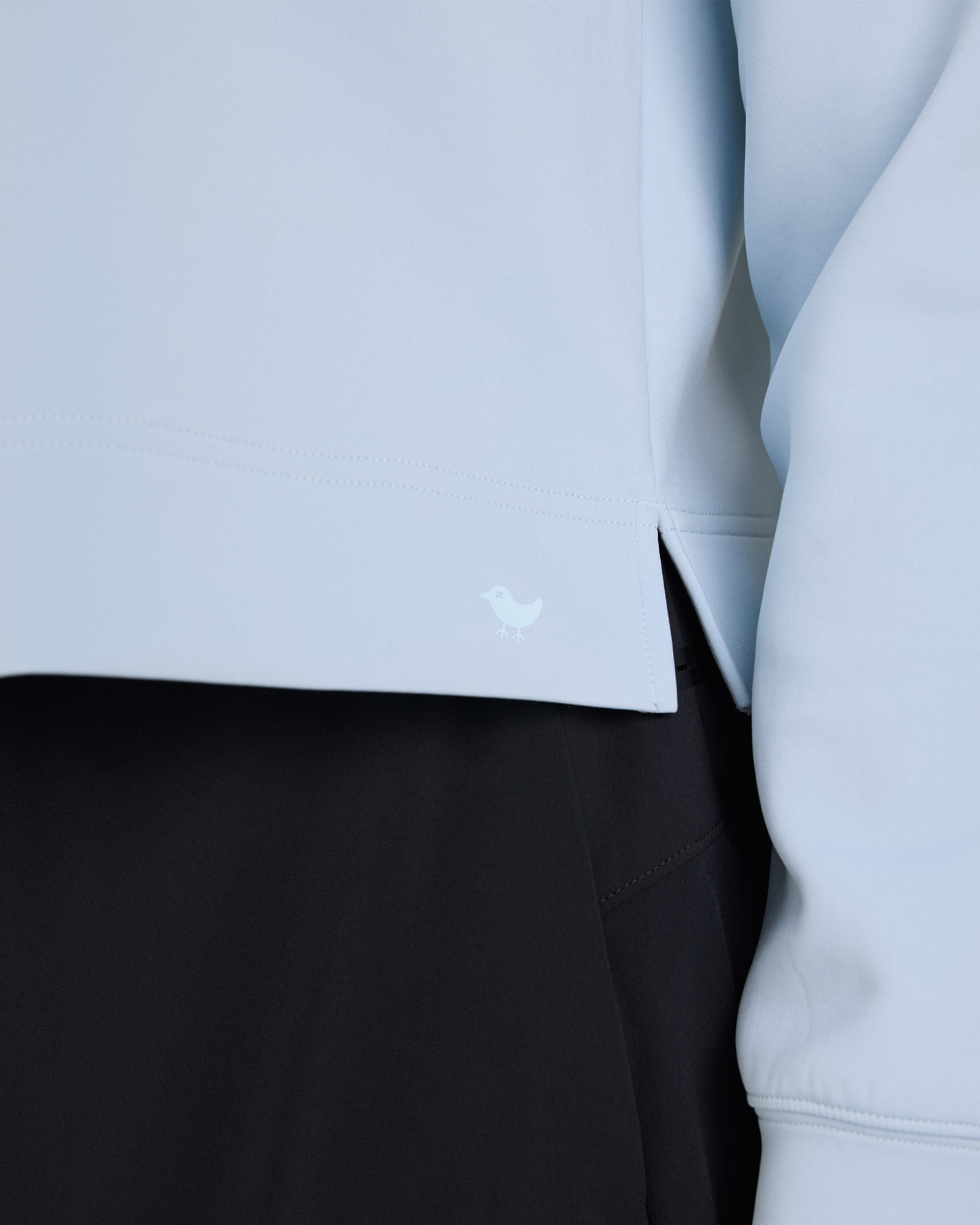 At Ease Quarterzip - Baby Blue