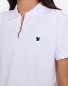 Rib Collar Polo-Women's Polo-Bad Birdie
