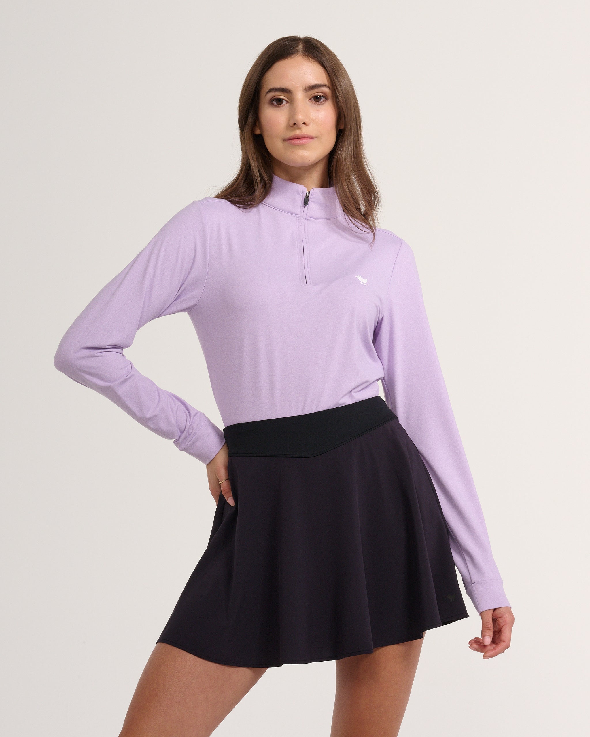 Purple Rose Quarterzip - Bad Birdie
