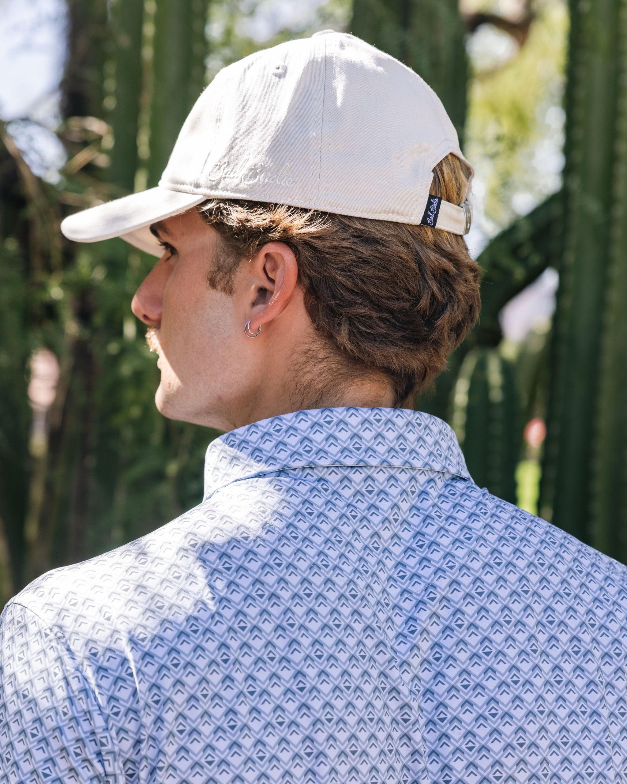 University of Arizona - Geo Forest - Blue-Men's Polo-Bad Birdie